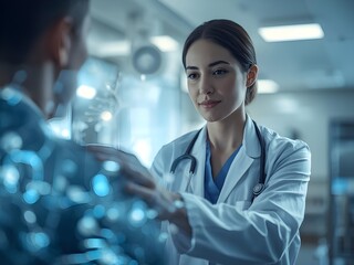 female doctor in hospital