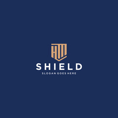 HM Shield Logo Design Inspiration