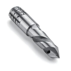 Metal drill bit, cylindrical, with helical flutes