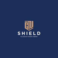CN Shield Logo Design Inspiration