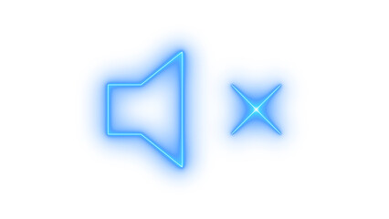 Muted speaker volume control interface icon vector set. Outline muted speaker volume control interface Icon on transparent background vector image.