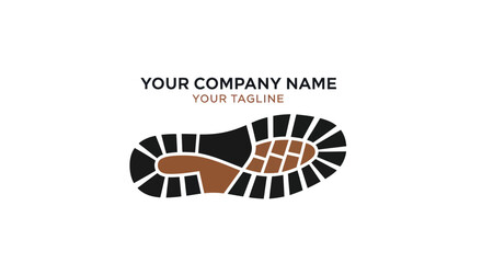 Rugged boot sole imprint for outdoor adventure and footwear branding.