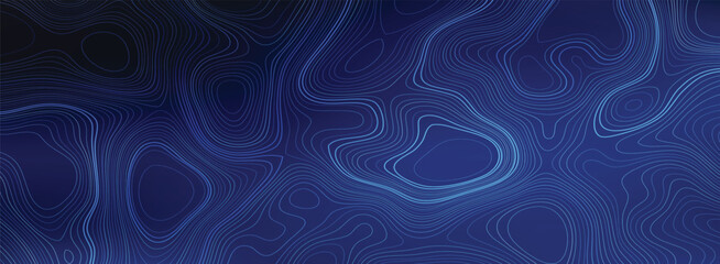 Banner background with an abstract topography design