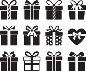 Gifts Icon Set