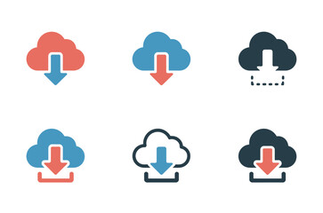 Data Transfer Cloud Symbol