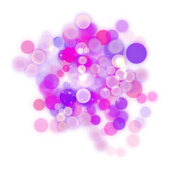 Romantic Bokeh Blur in Pink and Violet