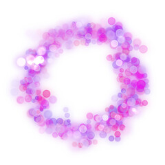 Luminous Bokeh Circle Ornament