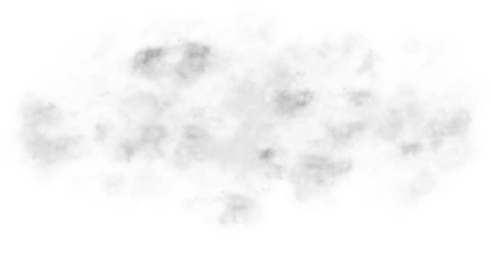 Misty Floating Atmosphere on transparent background