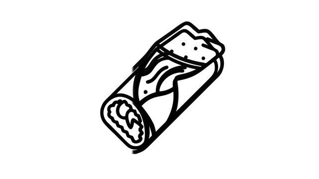  Delicious Burrito Wrapped in Foil