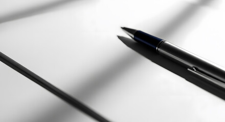 Macro Shot of Document Paper and Pen Symbolizing Financial Agreements