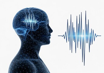 Dynamic neural network visualization representing brain activity and scientific research into thought processes and cognitive function, highlighting innovation.