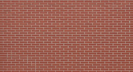 Red brick wall pattern with subtle white lines