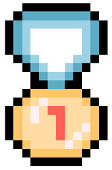 Pixel Art sport champion element