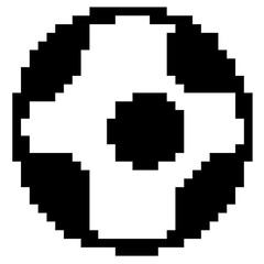 Obraz premium Pixel Art sport champion element