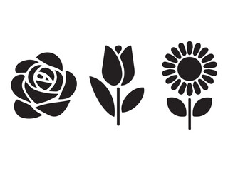 Super Rose Flower Illustrator Vector.