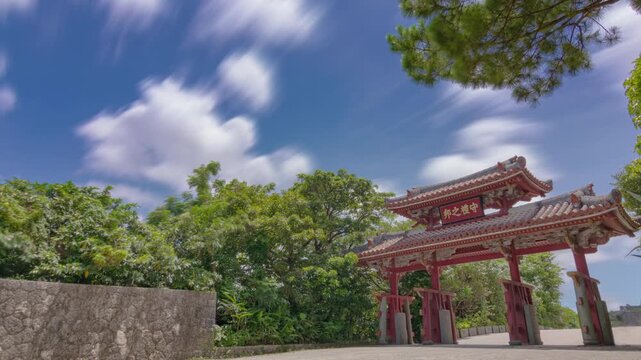 守礼門タイムラプス