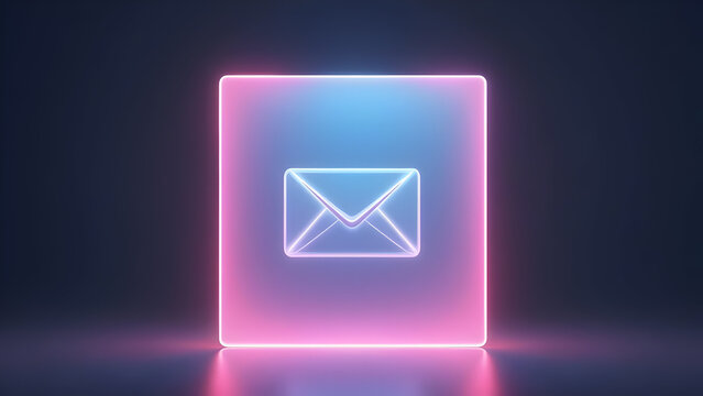 Neon Edge Frosted Square