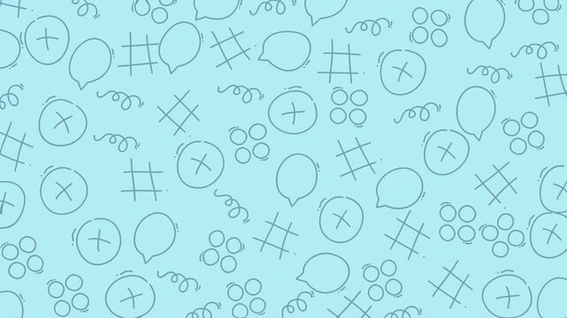 Light blue patterned background with simple shape drawings. Suitable for presentations, website backgrounds, or social media graphics.