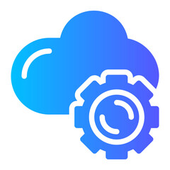 cloud process icon