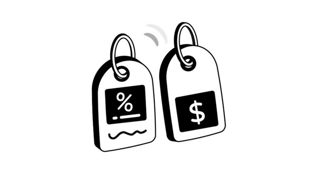 Online coupon code and discount offer Animation MP4 File
