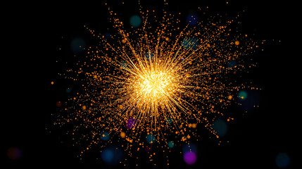 abstract fractal burst