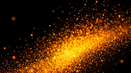 Luminous Drift &mdash; The Dance of Gold in Air