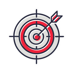 Target and Goal Focus Icon