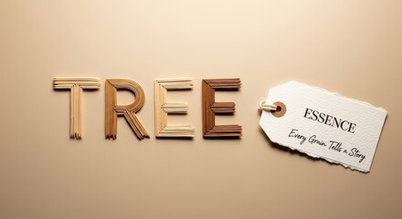 The word FREE made with wood letters next to a price tag