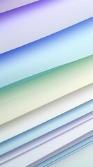 Obraz premium Visual effect produced by gradient colored paper stacking