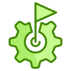 Goal Setting Icon