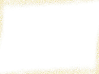 Obraz premium Rectangle Gold Glitter Frame PNG Shape on Transparent Background