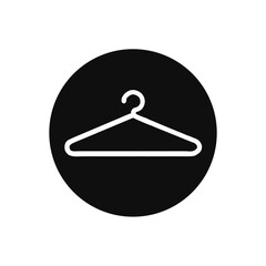 Clothes Hanger Icon Vector illustration.