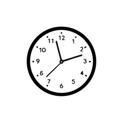 wall watch isolated on the white background