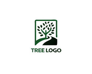 Eco Tree Leaf Logo design Template, Plant, nature and ecology symbol, vector Illustration
