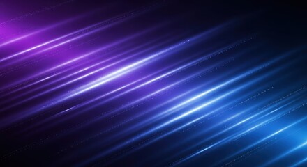 Abstract diagonal light streaks vibrant purple blue gradient background dynamic motion