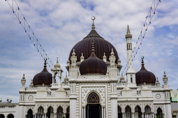 KEDAH, MALAYSIA - 18th OCT 2025; The Zahir Mosque is a mosque in Alor Setar, Kota Setar, Kedah, Malaysia, and the state mosque of the state of Kedah. The Zahir Mosque is one of the grandest and oldest