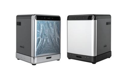 Countertop Automatic Dish Cleaning Box — isolated on transparent background