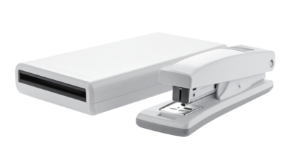  Compact Smart Paper Scanner with Auto Feed System isolated on transparent background