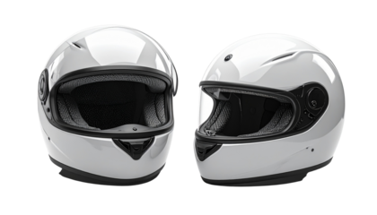 Foldable Helmet Design for Futuristic E-Mobility — isolated on transparent background