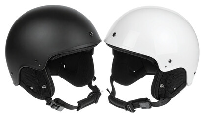  Futuristic Foldable Helmet with LED Display — isolated on transparent background