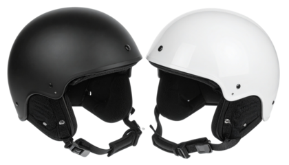  Futuristic Foldable Helmet with LED Display — isolated on transparent background