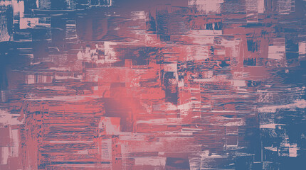 Dark grunge background in cool blue and warm tones. The worn, abstract scratched texture creates the effect of an old painted surface