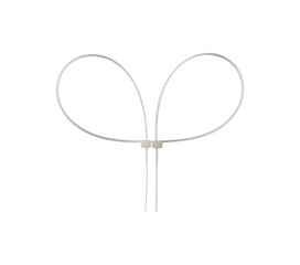 white police cable zip tie isolated © berkahjayamaterial