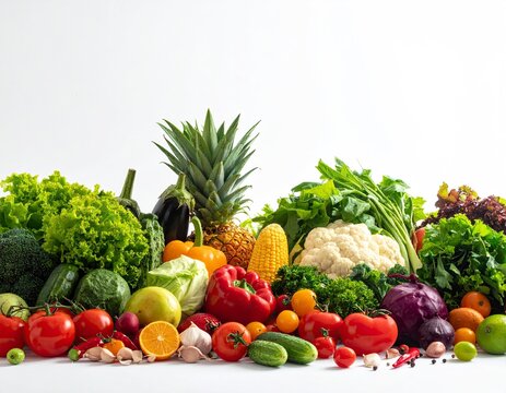 Abundant Fresh Produce - A Colorful Display of Healthy Eating.