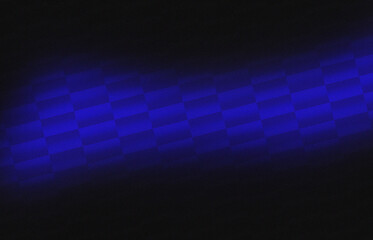 Obraz premium Abstract checkered pattern with blue and black hues creating a modern and dynamic background for digital designs and creative projects