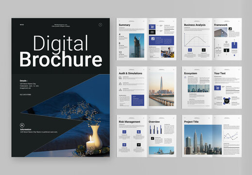Digital Brochure Template