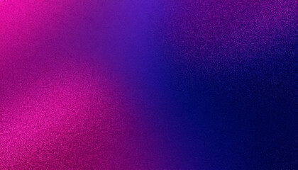 Glowing Magenta Pink on Dark Blue Violet Grainy Background Banner