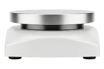 Laboratory magnetic stirrer for mixing liquids in scientific research isolated on a transparent background