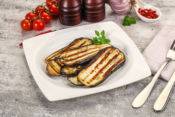  Vegan Grilled eggplant slices snack