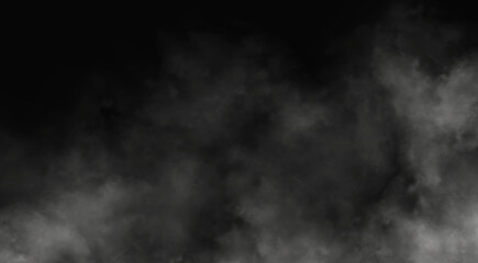 Wisps of smoke or mist against a dark background